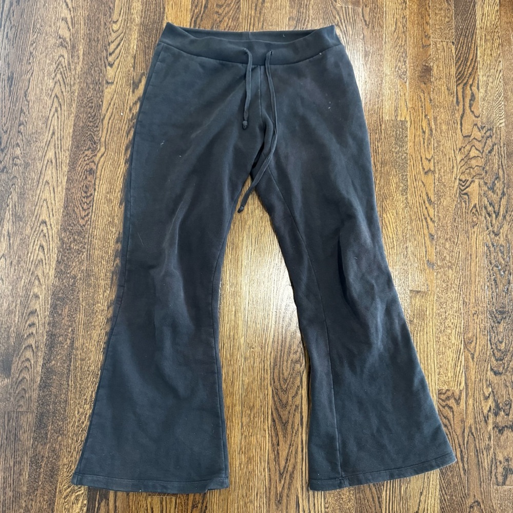 Brandy Melville Charcoal Flared sweatpants
